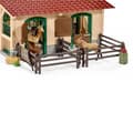 Miniatyrbild 4 av 5: SCHLEICH - Stall med hästar - 42195 - Farm World range - Blandat - Barn - Box