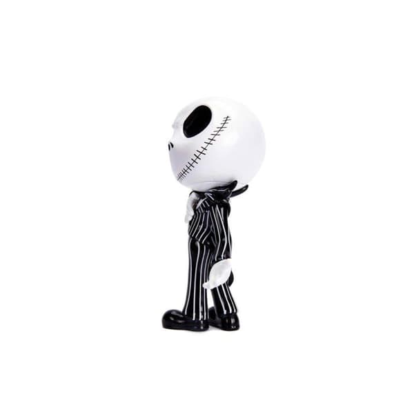 Jada - 253071004 - Jack Skellington metallfigur 10 cm, officiell Disney-licens, Glow in the Dark ()