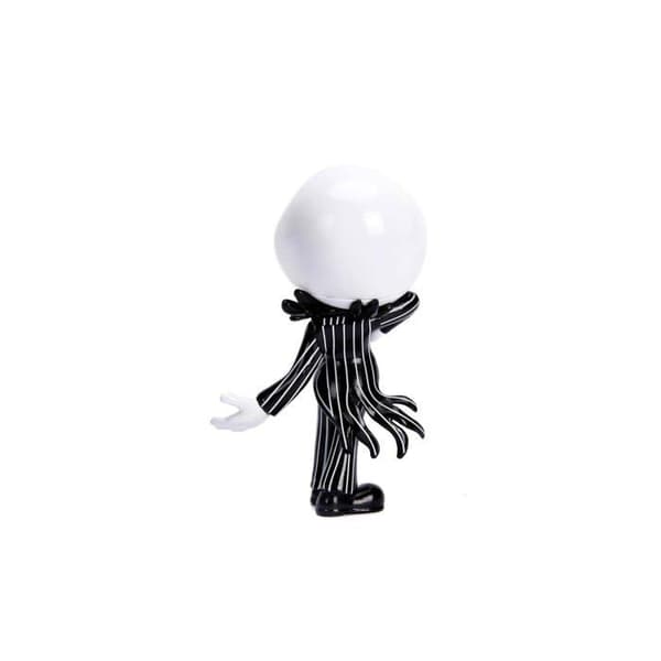 Jada - 253071004 - Jack Skellington metallfigur 10 cm, officiell Disney-licens, Glow in the Dark ()
