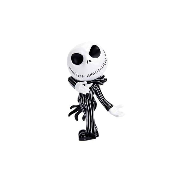 Jada - 253071004 - Jack Skellington metallfigur 10 cm, officiell Disney-licens, Glow in the Dark ()