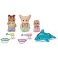 Miniatyrbild 3 av 6: SYLVANIAN FAMILIES 5749 - Trion av bebisar vid poolen