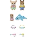 Miniatyrbild 5 av 6: SYLVANIAN FAMILIES 5749 - Trion av bebisar vid poolen