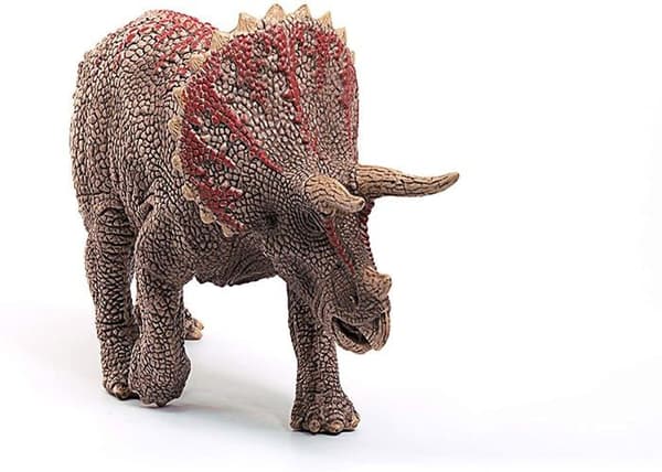 Realistisk Triceratops-figur - Autentisk dinosauriefigur från juratiden, Schleich 15000 dinosaurier, 4 år och uppåt
