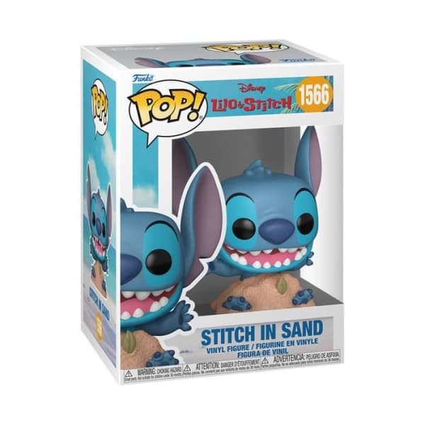Figur ikon Funko Pop Disney Lilo och Stitch Stitch i sand