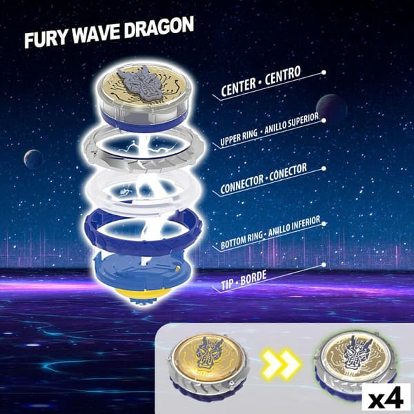 Snurra Infinity Nado (4 antal)