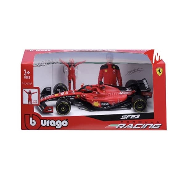 Bil 1/24 - Bburago - Ferrari SF23 - Officiell - Charles Leclerc - N°16