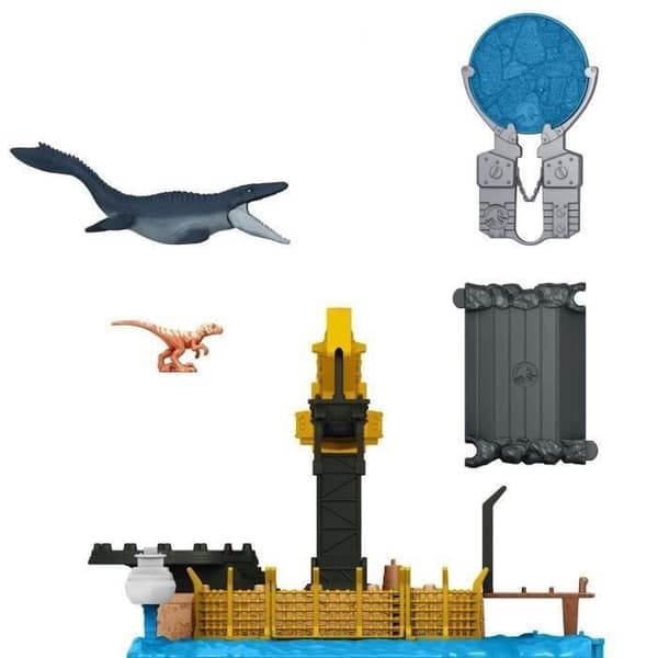 Jurassic World - Chaos Mosasaurus Minis Set - Actionfigurer