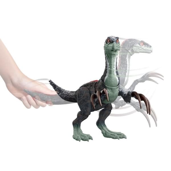 Jurassic World Figure - Slasher Dino Sound från MATTEL - Ledd och ljuddinosaurie för barn från 4 år och uppåt