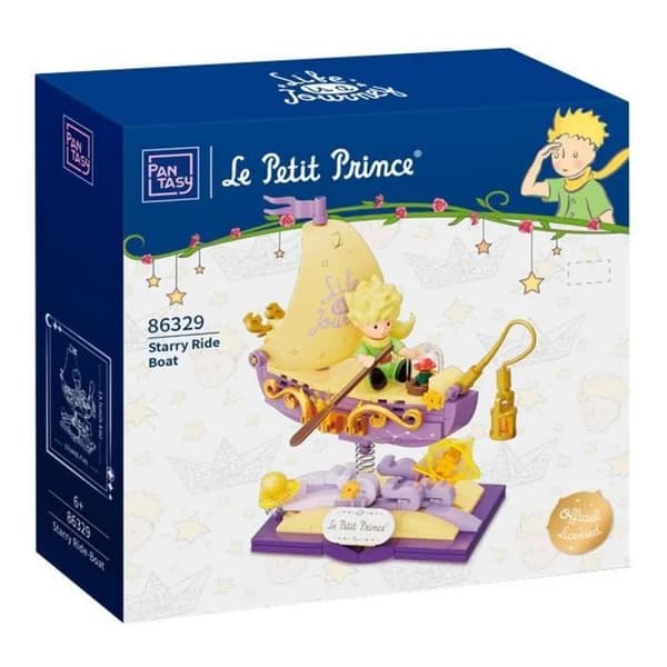 Figurer - Set byggfigur Pantasy Le Petit Prince i sin båt (86329)