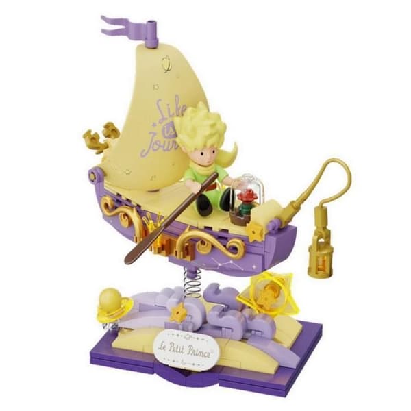 Figurer - Set byggfigur Pantasy Le Petit Prince i sin båt (86329)