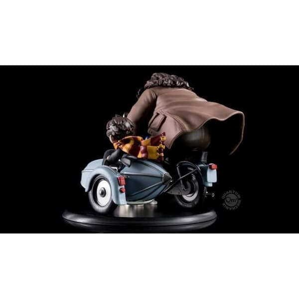 Harry Potter och Rubeus Hagrid Figur - Quantum Mechanix - Diorama Q-Fig MAX 15 cm