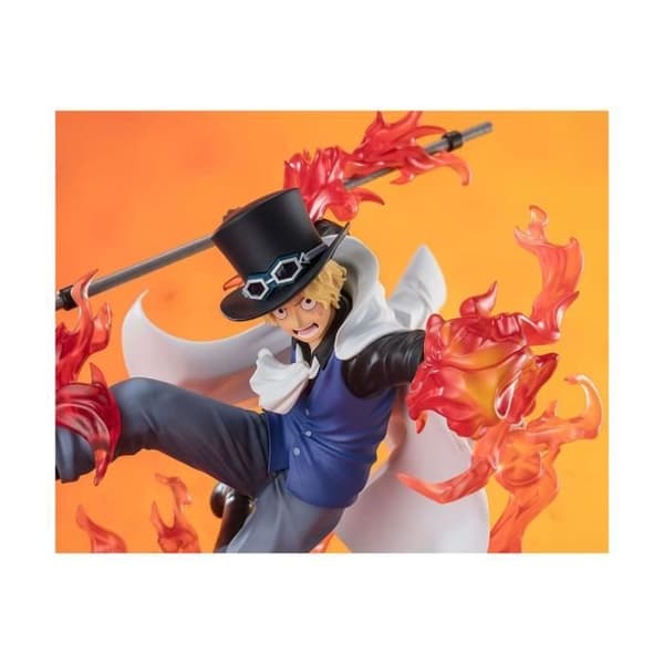 Bandai Tamashii Nations - One Piece - Statuett Figuarts ZERO Extra Battle Sabo Fire Fist Rook Check 19 cm