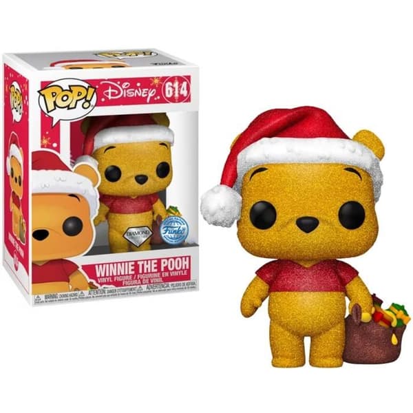 Vinylfigur - Funko - Nalle Puh - Exklusivutgåva 2020 - Diamond Glitter - Gul