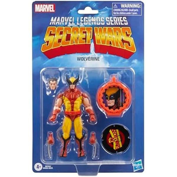 Samlarfigur - MARVEL - Wolverine - 15 cm - Inspirerad av serietidningar - Gul och Blå