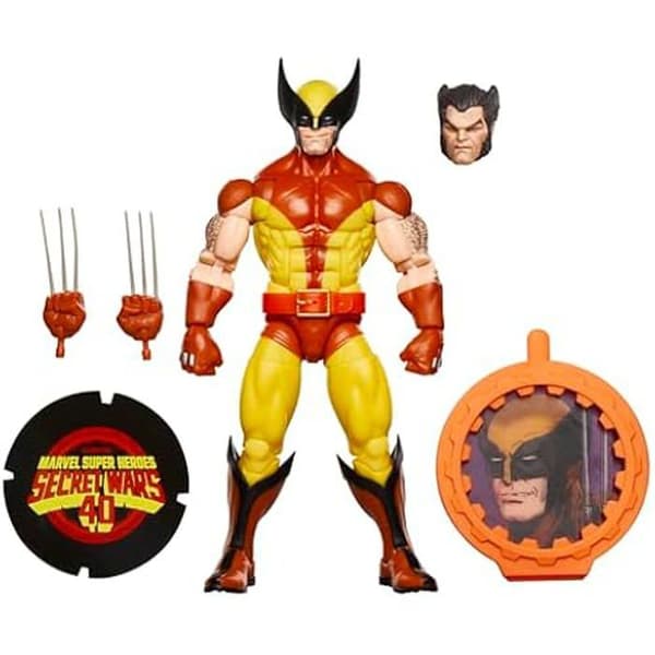 Samlarfigur - MARVEL - Wolverine - 15 cm - Inspirerad av serietidningar - Gul och Blå