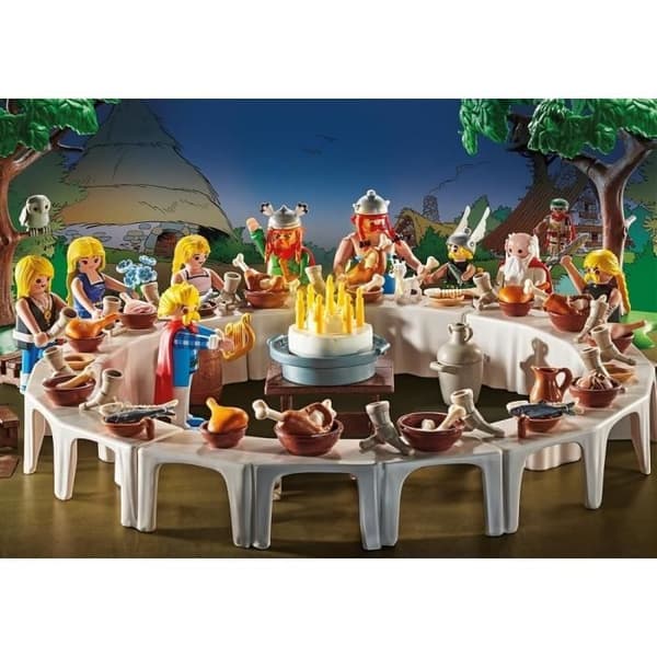 PLAYMOBIL 71680 Asterix, Caesar and the die-hard galler, specialbox med 10 Asterix-karaktärer, från 5 år