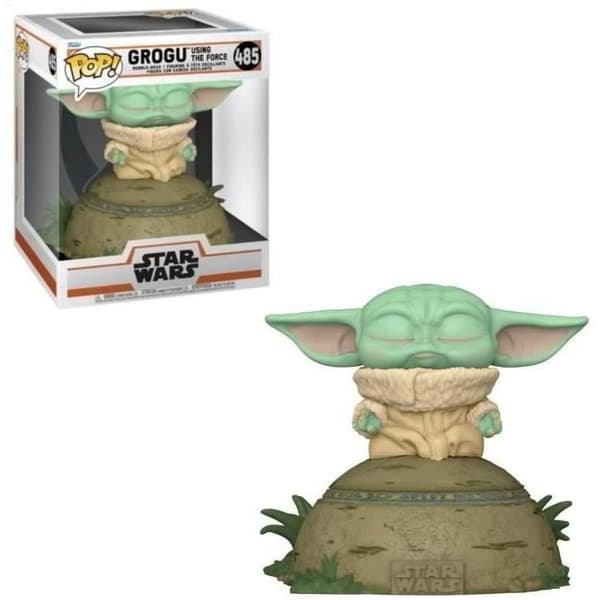 Funko POP! Deluxe: Mandalorian- The Child Using the Force (SFX)