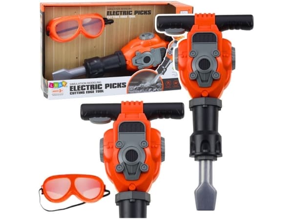 DIY Pneumatisk hammare Kit Glasögon Orange