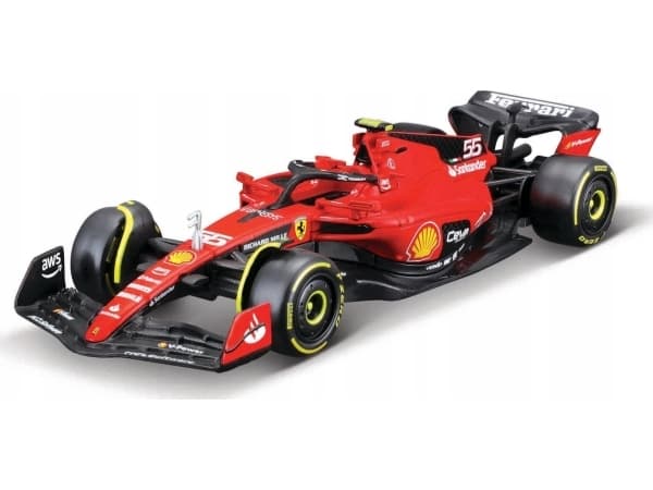 Bburago Ferrari Racing 2023 Season #55 Sainz 1:43 BBURAGO