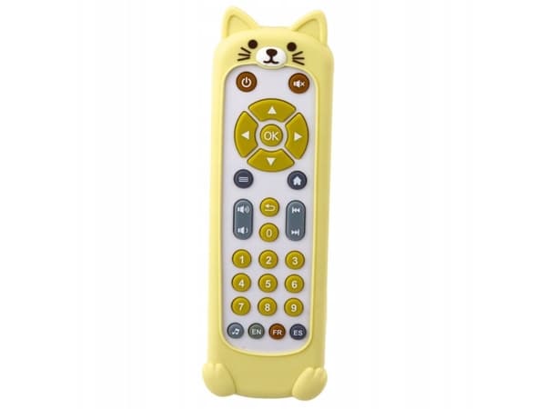 Fjärrkontroll Interaktiv Baby Silikon Hölje Katt Beige