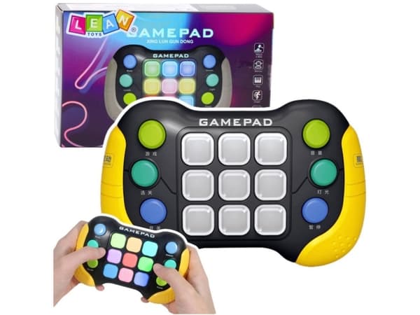 Elektronisk Arcade Game Pad Pop-It LED 5 Modi LEAN Leker