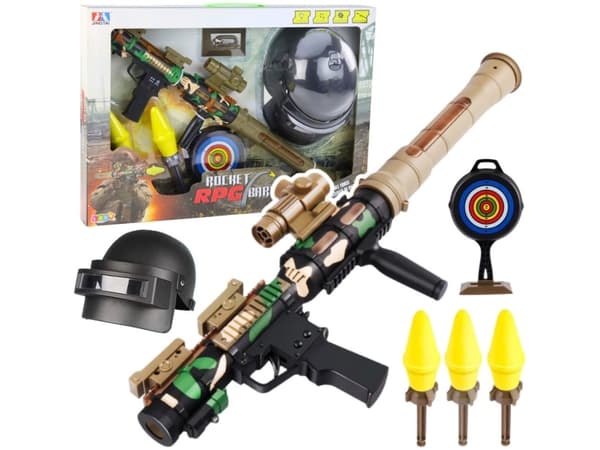 Militär Kit Militär Bazooka RPG Hjälm Thrashers Skumkulor