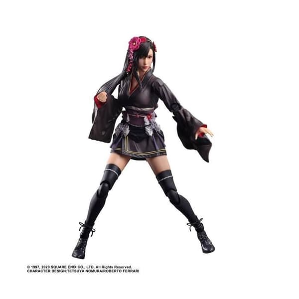Square-Enix - Final Fantasy VII Remake Play Arts Kai - Figurine Tifa Lockhart Exotisk Klänning Ver. 25 cm
