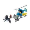 Pikkukuva 1 / 6: Ilmahyökkäys, Schleich-setti, jossa on 1 helikopteri, 1 ihmishahmo ja 1 tapejara-dinosaurus, lelusetti