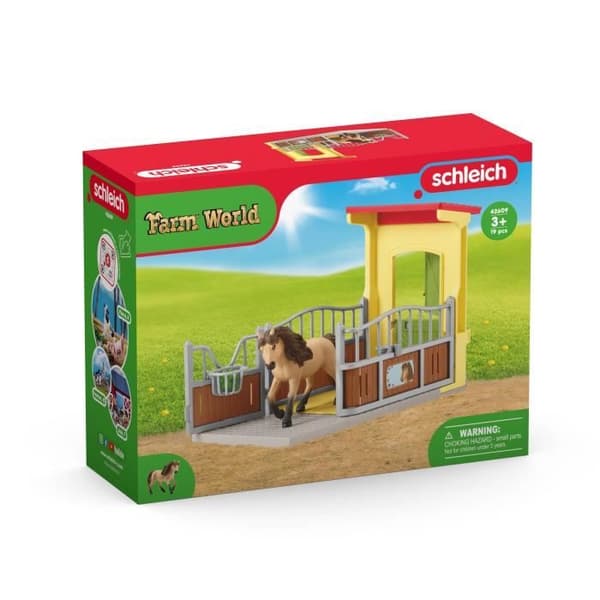 SCHLEICH - Laatikko islanninponilla - Opettavainen maatilan laajennus - 42609 - Farm World Range