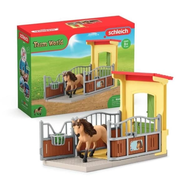 SCHLEICH - Laatikko islanninponilla - Opettavainen maatilan laajennus - 42609 - Farm World Range