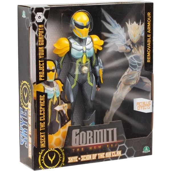 Ledad figur - GORMITI - Scion med luftprojektor - Skye - 27 cm - från 4 år - GRV052