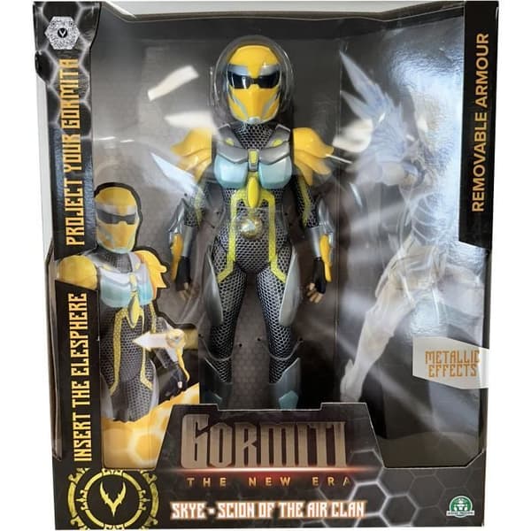 Ledad figur - GORMITI - Scion med luftprojektor - Skye - 27 cm - från 4 år - GRV052