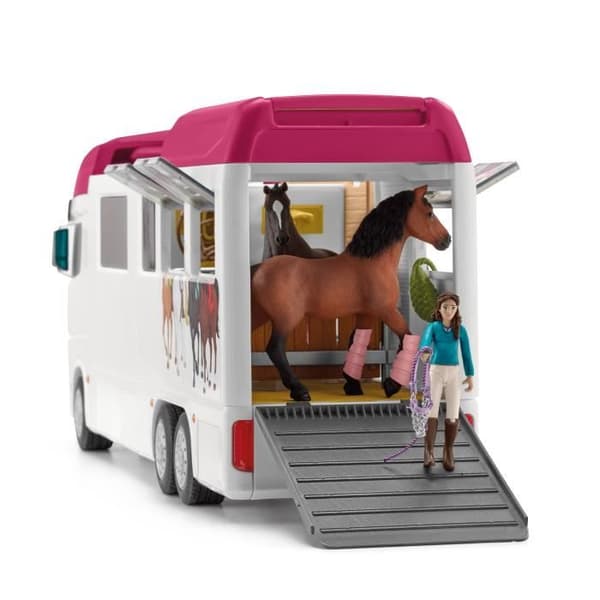 Schleich 42619 Horse Club Equestrian Campingvogn - Sæt, 227 dele, Alder 5+