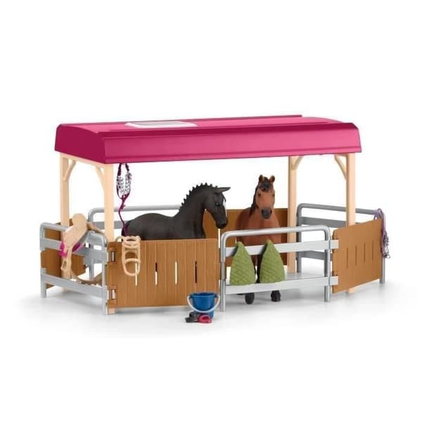 Schleich 42619 Horse Club Equestrian Campingvogn - Sæt, 227 dele, Alder 5+