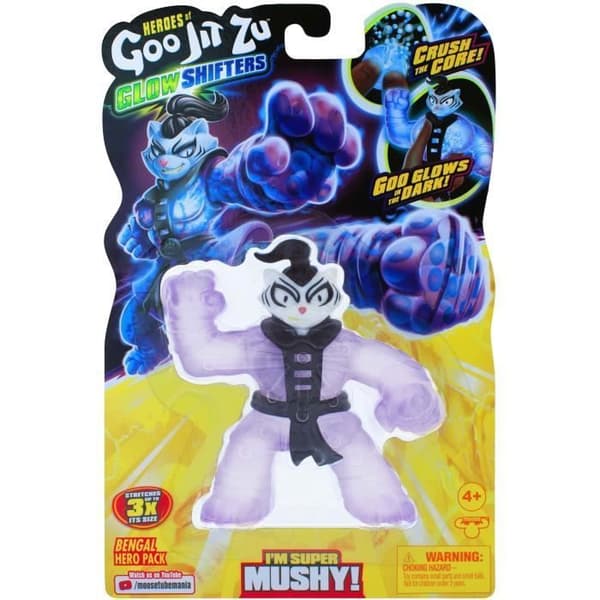 11 cm Glow Shifters-figurer - MOOSE TOYS - GOO JIT ZU Säsong 5 - För barn från 4 år - 2 års garanti