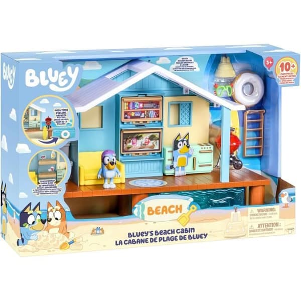 Blueys strandstuga - BLUEY - Lekset med exklusiv figur och mer än 10 tillbehör