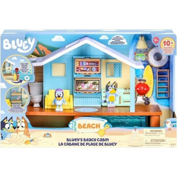 Blueys strandstuga - BLUEY - Lekset med exklusiv figur och mer än 10 tillbehör