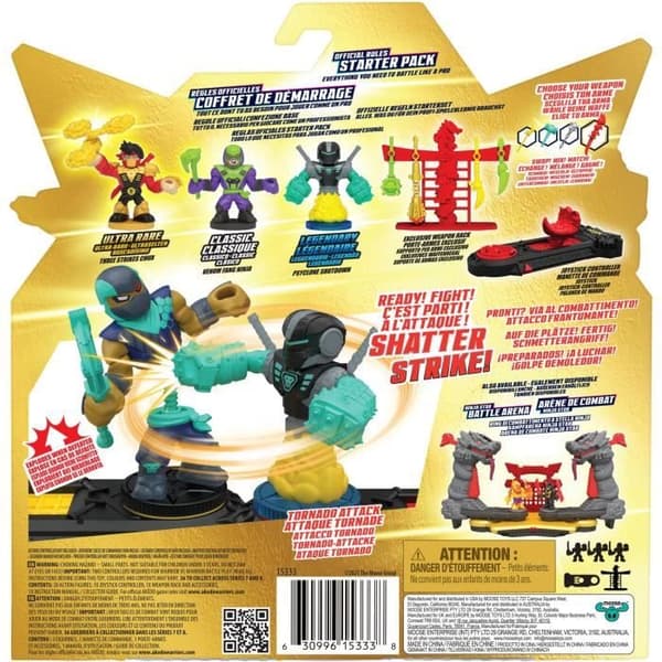 Ninja Fury -aloituspakkaus - MOOSE TOYS - AKEDO - Aloituspakkaus hahmolla ja tarvikkeilla
