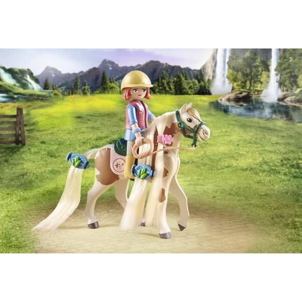 PLAYMOBIL 71639 Ellie med hest, Vandfaldets heste, 33 dele, Fra 4 år