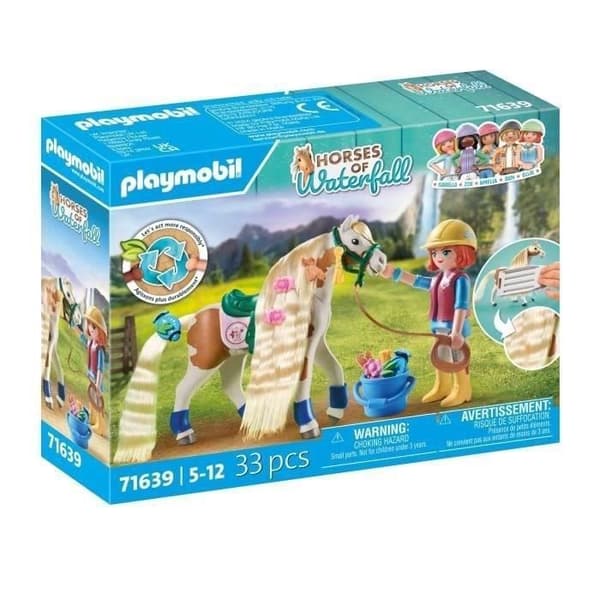 PLAYMOBIL 71639 Ellie med hest, Vandfaldets heste, 33 dele, Fra 4 år