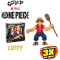 Pikkukuva 1 / 5: Ultragoo Luffy 17cm - Heroes OF GOO JIT ZU - ONE PIECE - Joustava hahmo lisävarusteilla