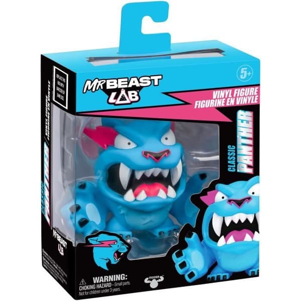 Vinylfigur - MOOSE TOYS - Klassisk Panther Mr. Beast Lab - 8,8 cm, Samling