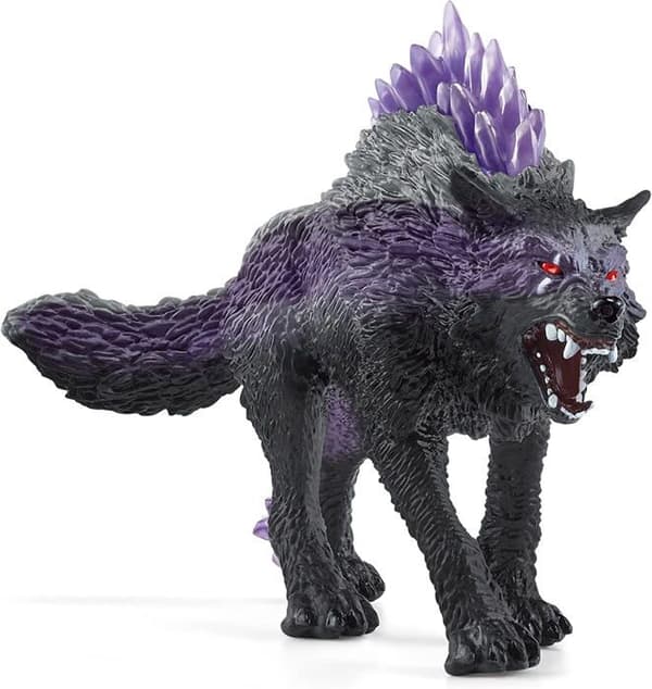 SCHLEICH Eldrador 42554 Dark Wolf Figur - Lila - 14,5 x 5,5 x 9 cm