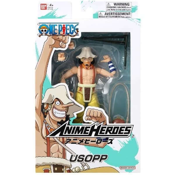 Anime Heroes-figur - Bandai - One Piece - Usopp - 17 cm