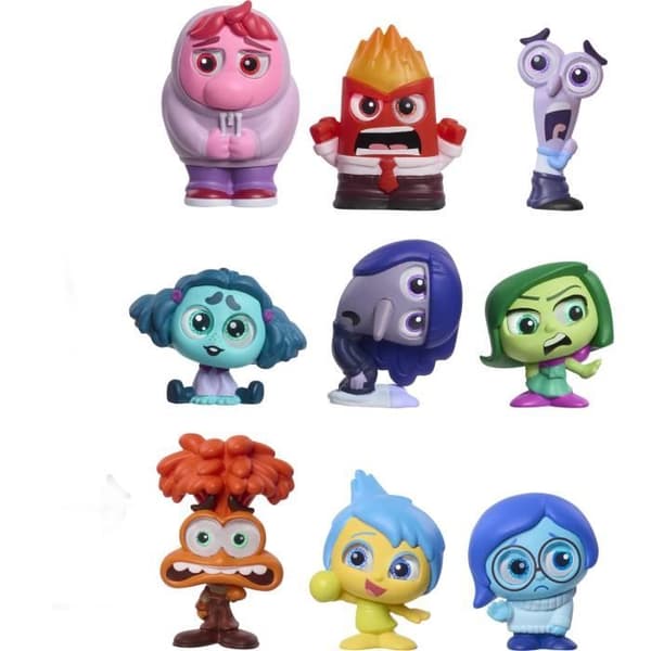 Samlerfigurer - DISNEY PIXAR Doorables - Inside Out 2 Collector's Box - 9 eksklusive figurer inspireret af filmen