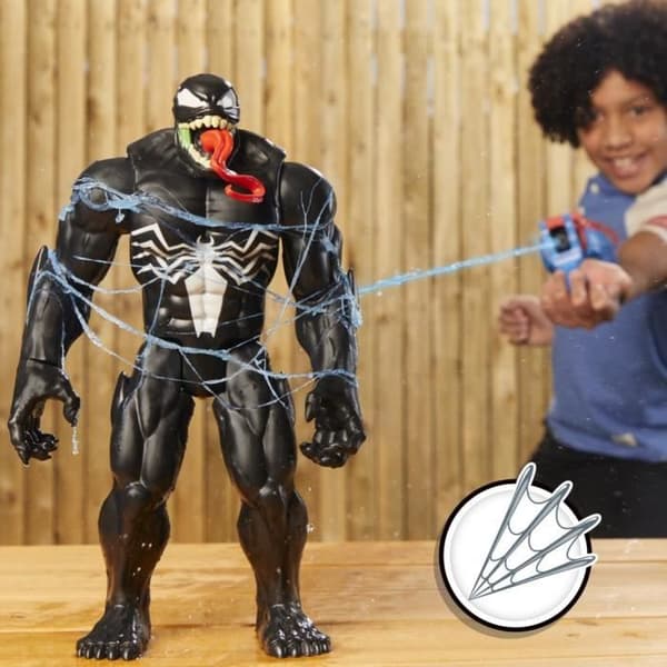 Ultimate Spider-Man Web Shooter 2-in-1 Blaster, Spider-Man-pukeutumislelu, 5+ vuotiaille, Marvel Spider-Man Real Webs