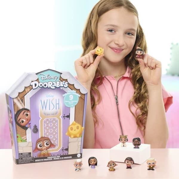 Keräilyhahmot - DISNEY - Wish Collector's Box - 9 ainutlaatuista hahmoa, mukaan lukien 1 harvinainen