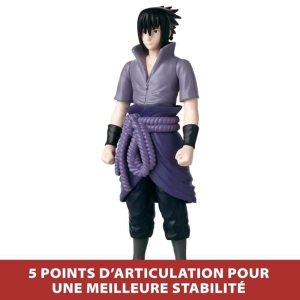 Stor ledad figur - BANDAI - Anime Heroes - Naruto Shippuden - Anime Heroes Mega Figur 30 cm - Sasuke Uchiha
