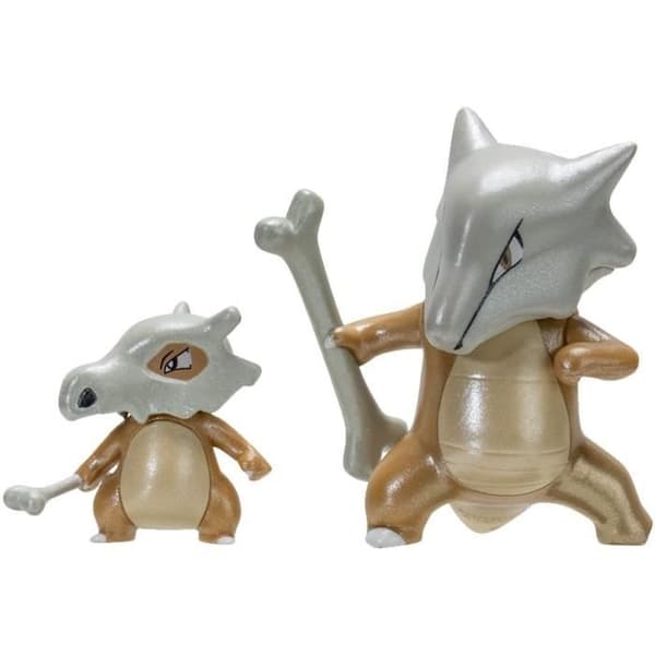 Pokémon Osselait och Ossatueur Figures - Evolution Pack - BANDAI