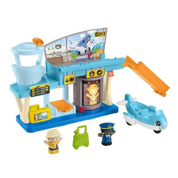 Fisher-Price Little People Lufthavnseventyr HTJ26 Legesæt